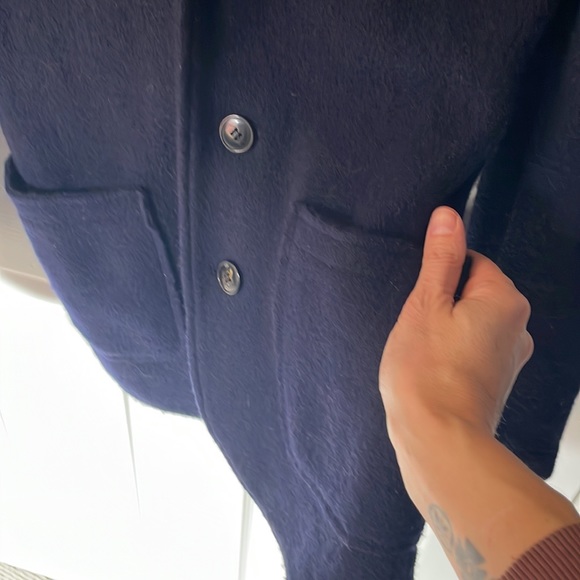 Lachlan Navy 100% Wool Blazer Women’s Small - Picture 5 of 14